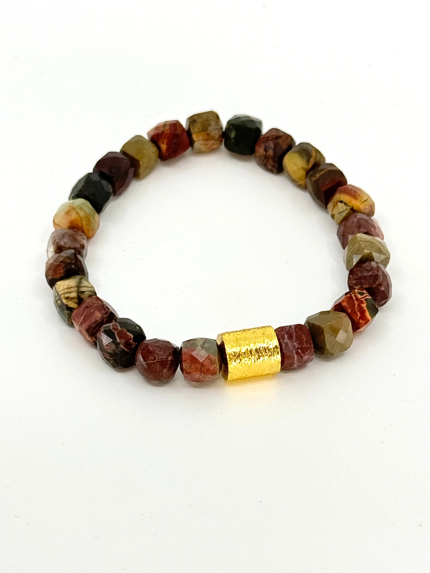 Red Creek Jasper | 8mm Cube Cut
