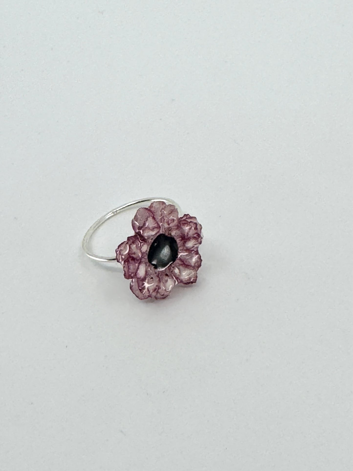 GENUINE MANUKA TEA TREE BLOSSOM RING | SIZE 6 | STERLING SILVER