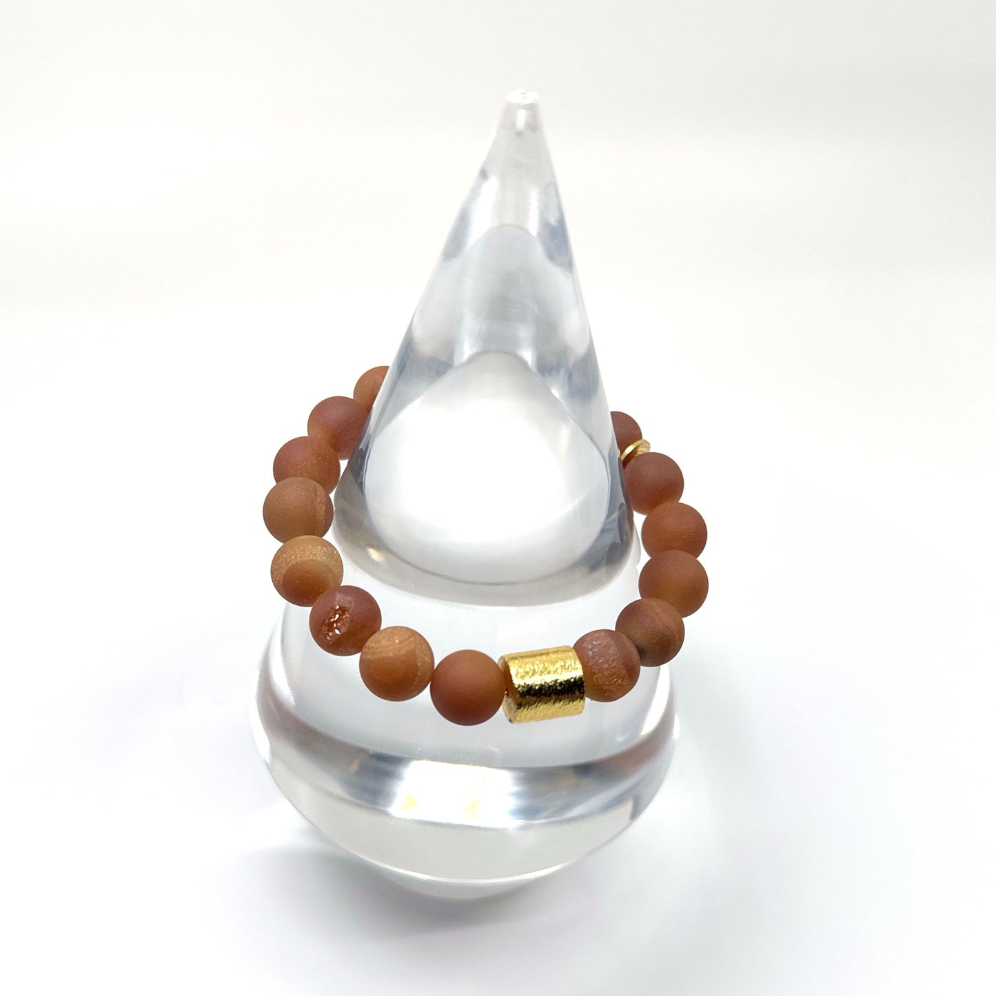 Peach Druzy | 10mm