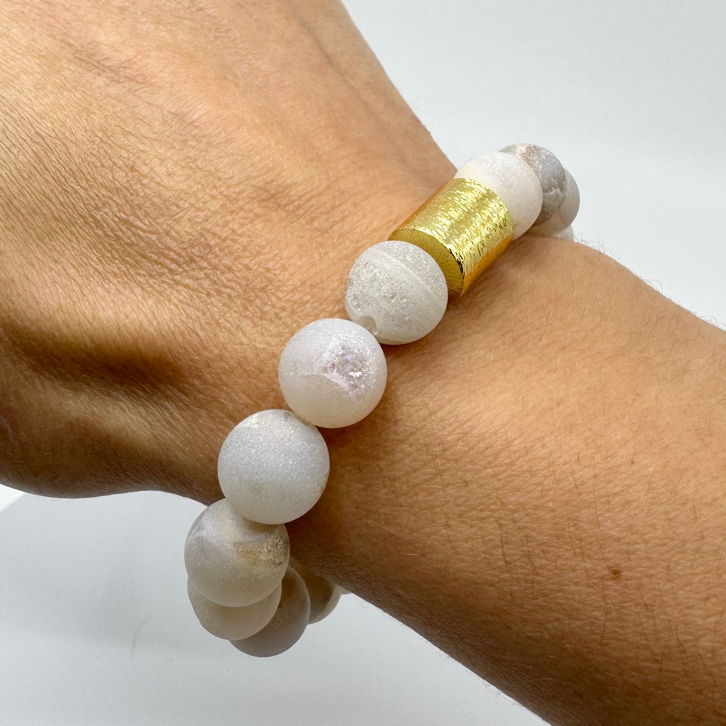 White Druzy | 10mm