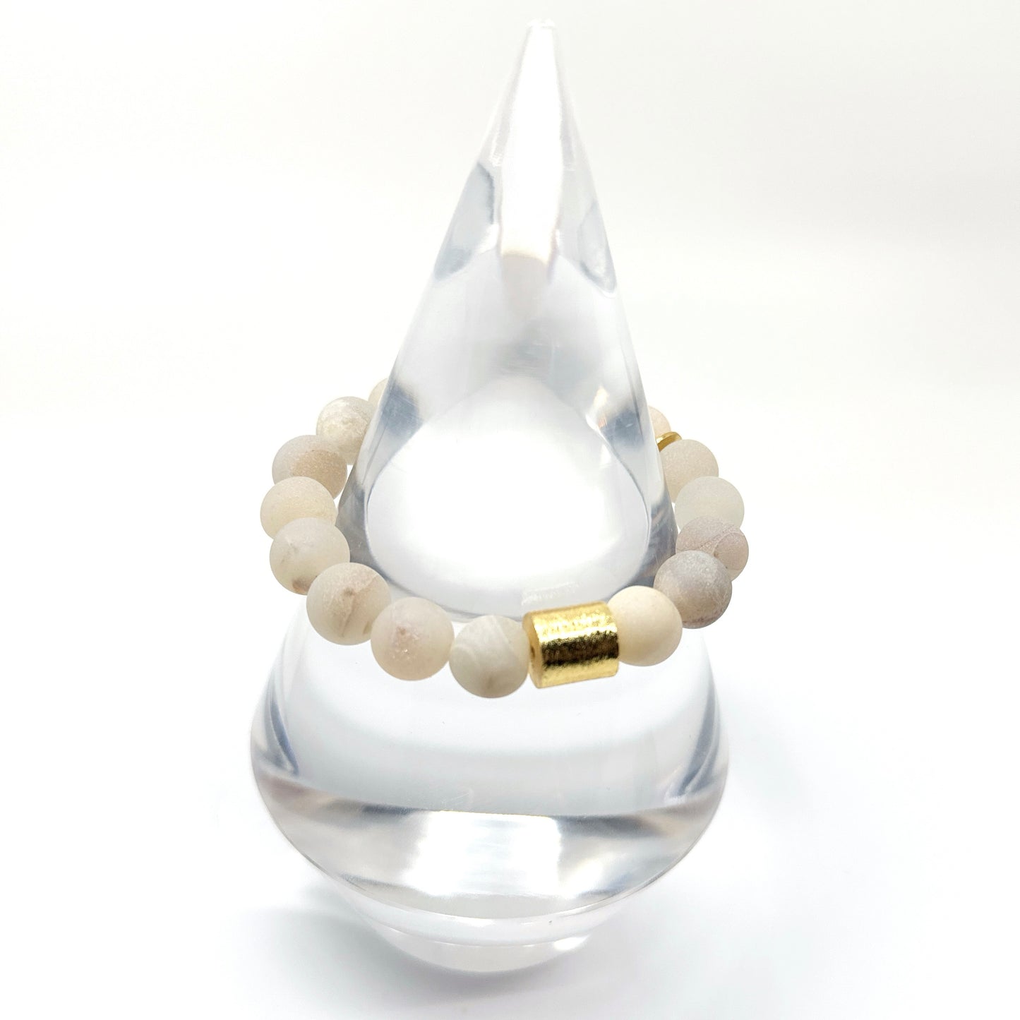 White Druzy | 10mm