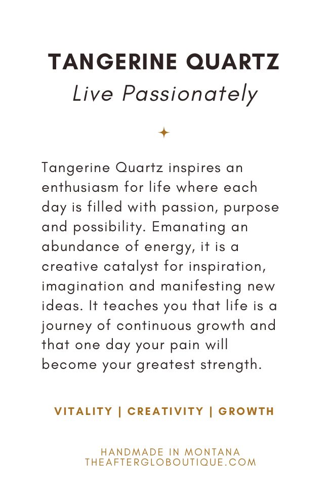 Tangerine Quartz | 6mm