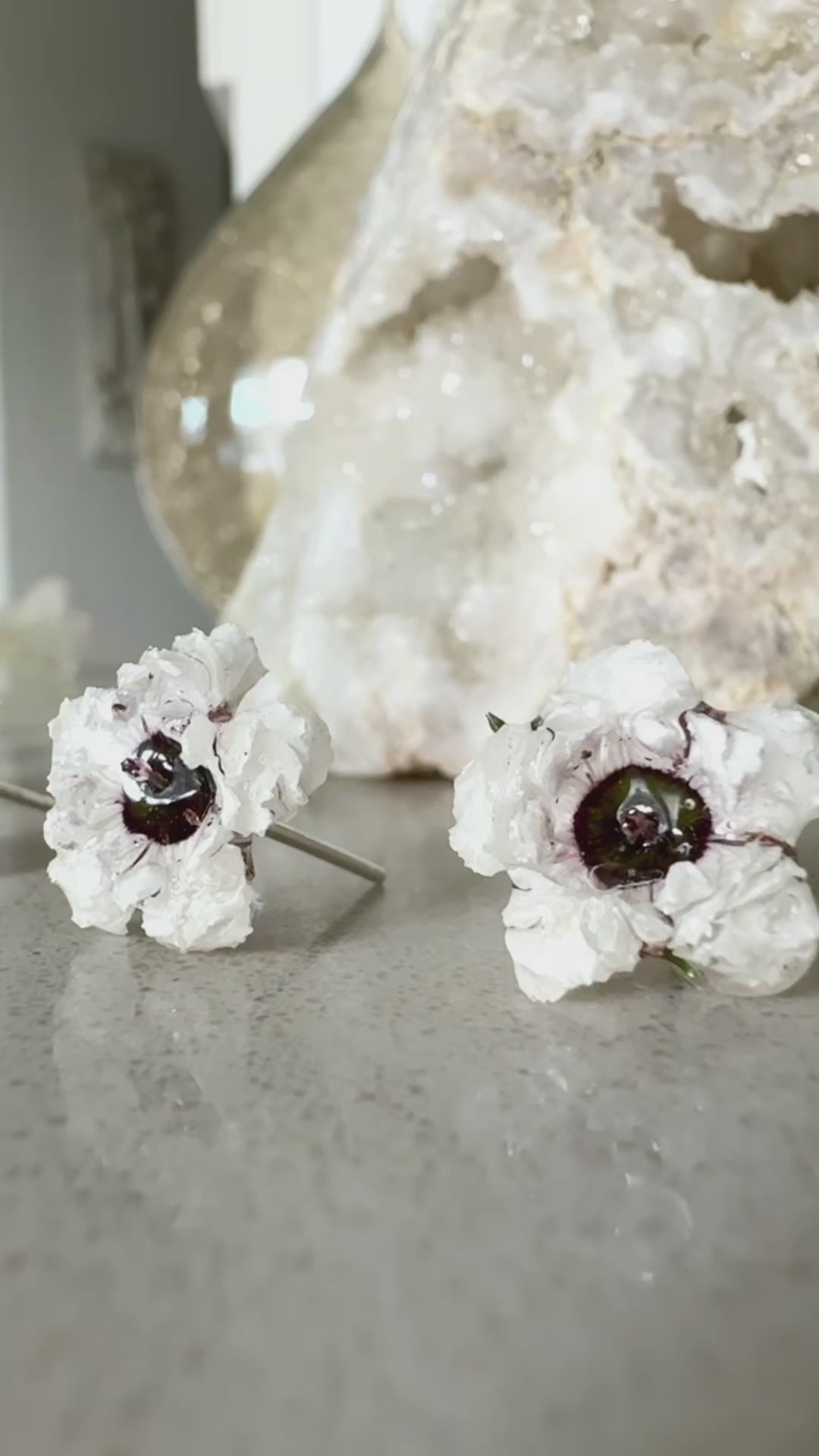 GENUINE TEA TREE BLOSSOM STUDS