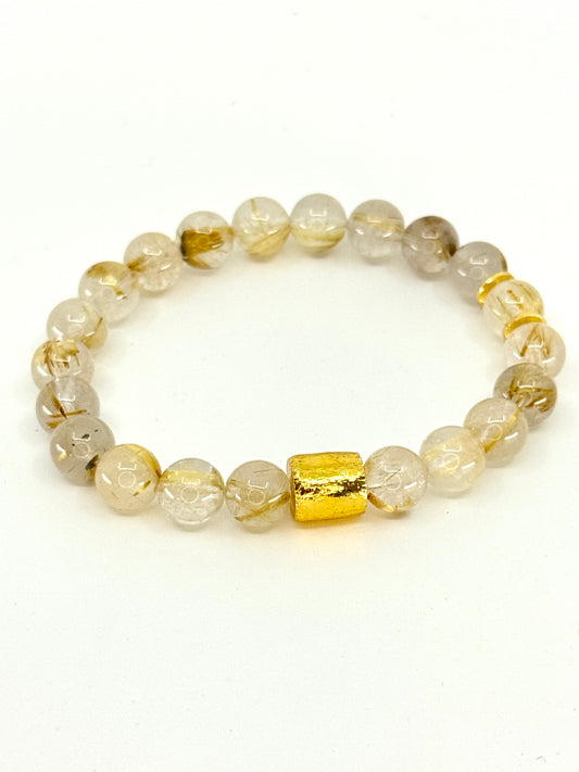 Golden Rutilated Quartz | 8mm