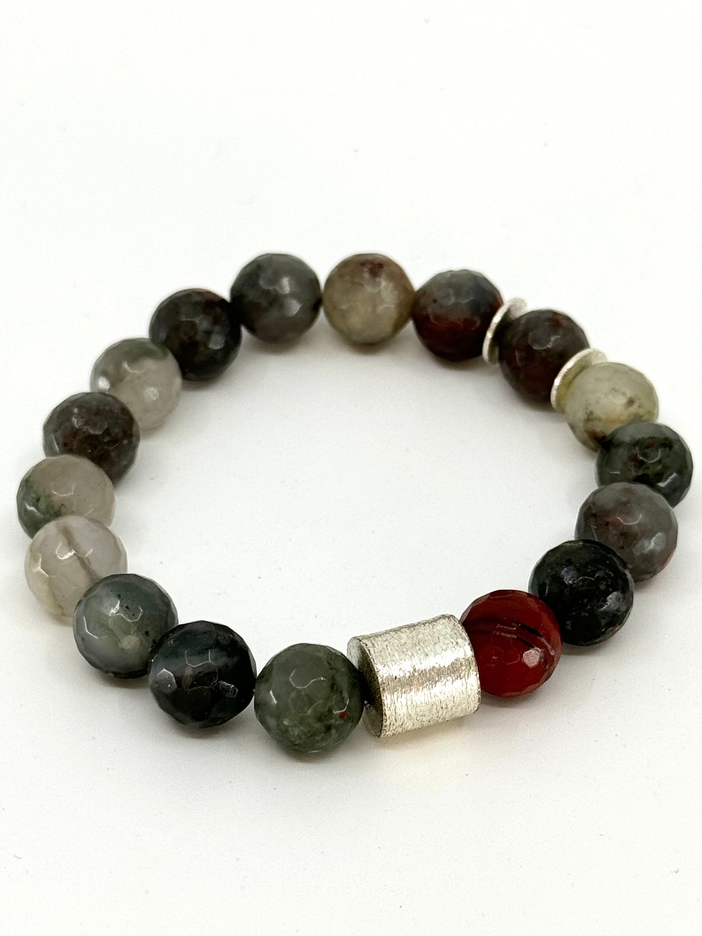 African Bloodstone (Shine or Matte) | 10mm | 8mm