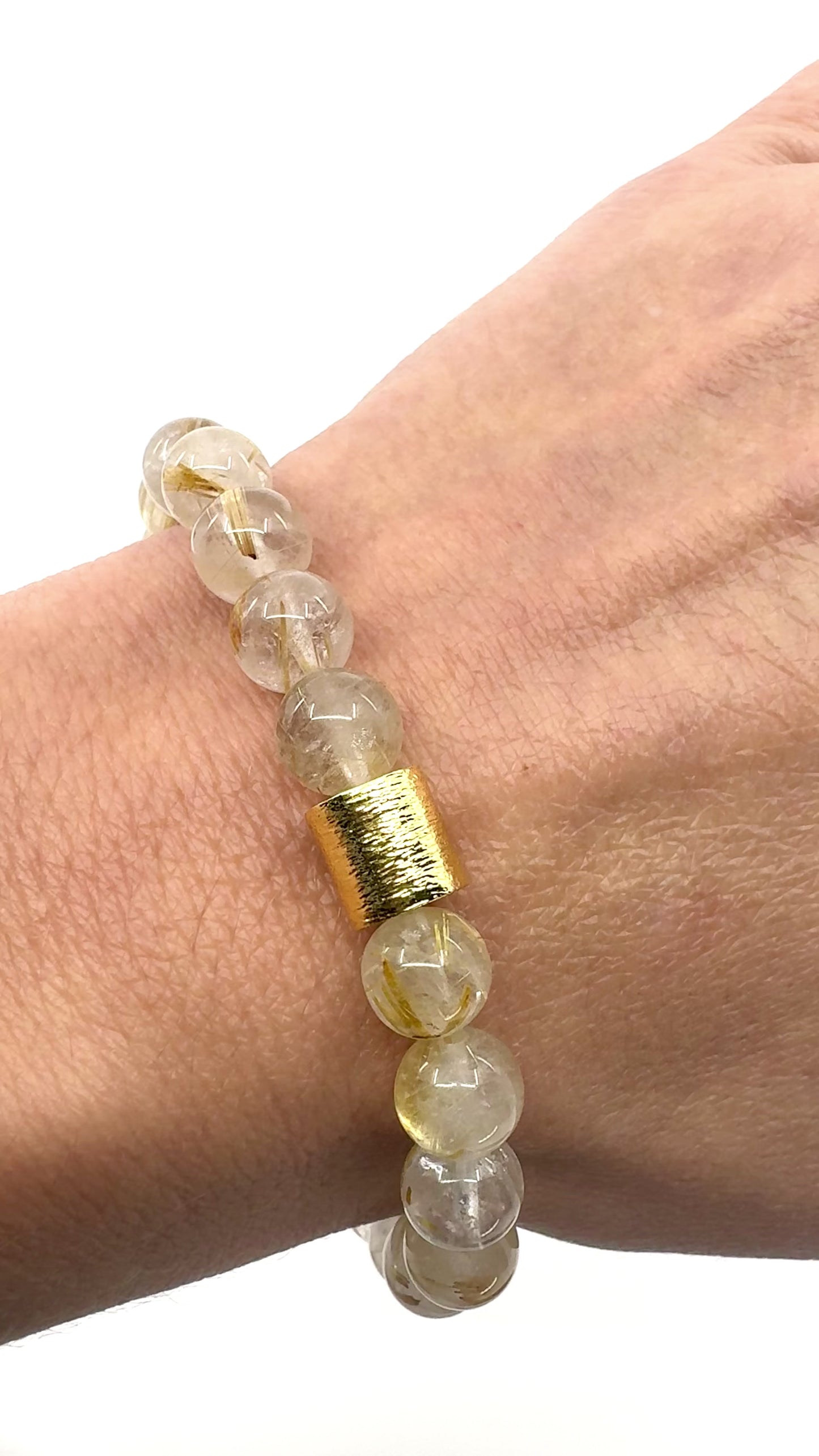 Golden Rutilated Quartz | 8mm